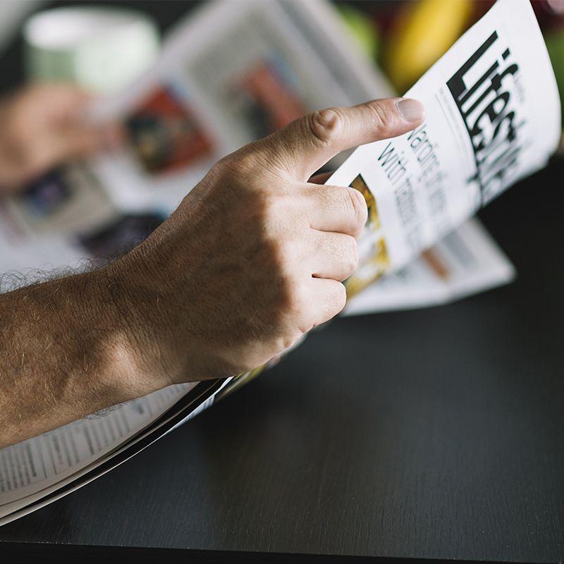 Orçar empresas distribuidoras de jornais e revistas